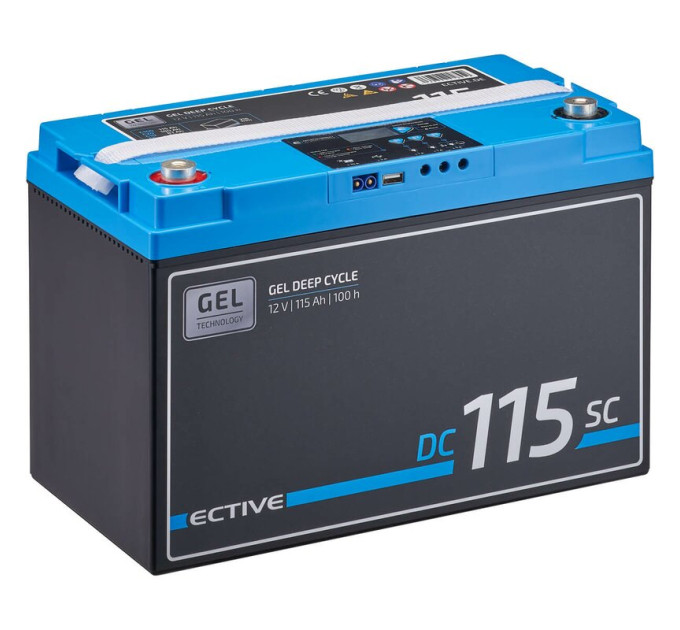 Акумулятор ECTIVE DC 115SC GEL Deep Cycle 115Ah (TN3809) - фото № 1