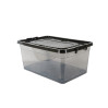 Контейнер ASUDE Plastik 80л на колесах, чорний (ASD149-F)