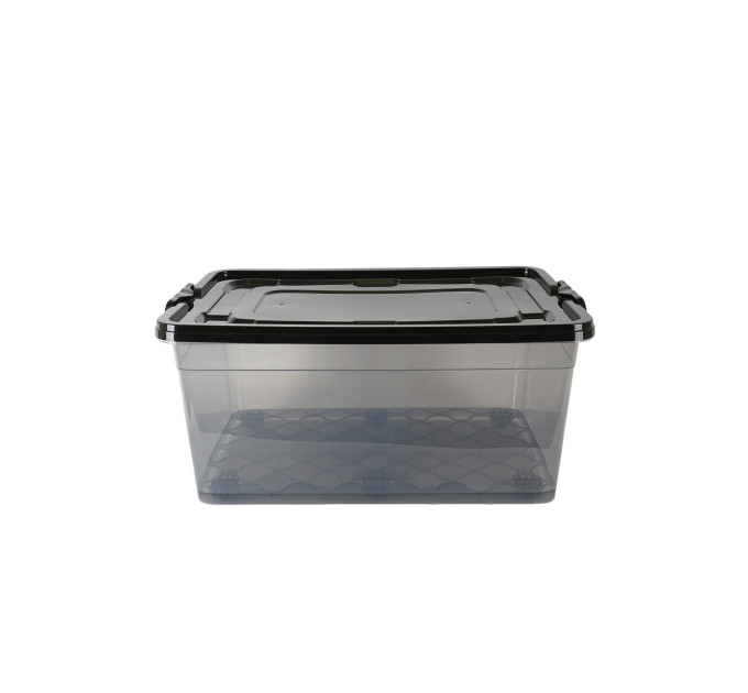 Контейнер ASUDE Plastik 80л на колесах, чорний (ASD149-F) - фото № 2