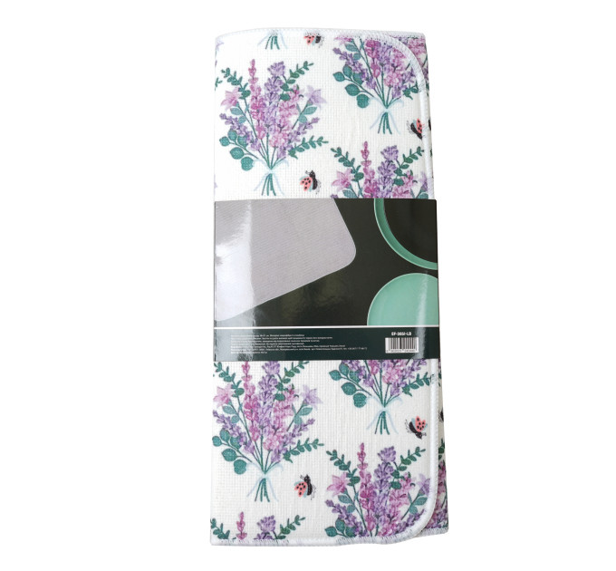 Килимок для сушіння посуду Eco Fabric 38*51см, лаванда (EF-3851-LB) - фото № 3