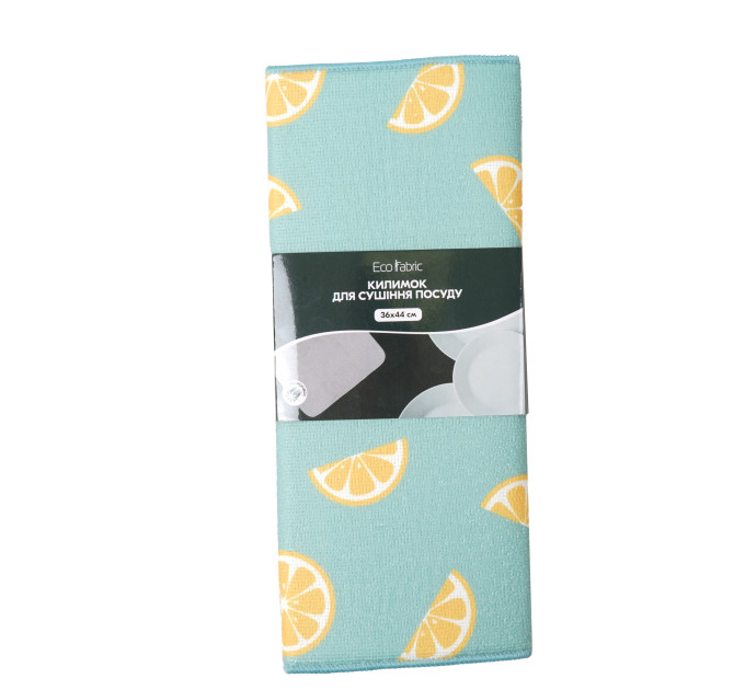 Килимок для сушіння посуду Eco Fabric 36*44 см, лимон (EF-3644-LM) - фото № 2