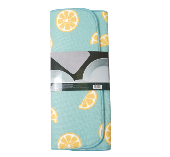 Килимок для сушіння посуду Eco Fabric 36*44 см, лимон (EF-3644-LM) - фото № 3