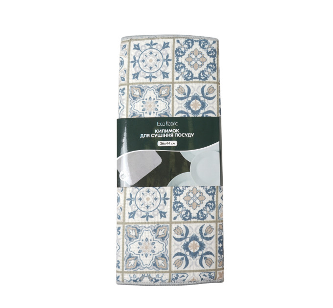 Килимок для сушіння посуду Eco Fabric 36*44 см, мозаїка (EF-3644-PL) - фото № 2