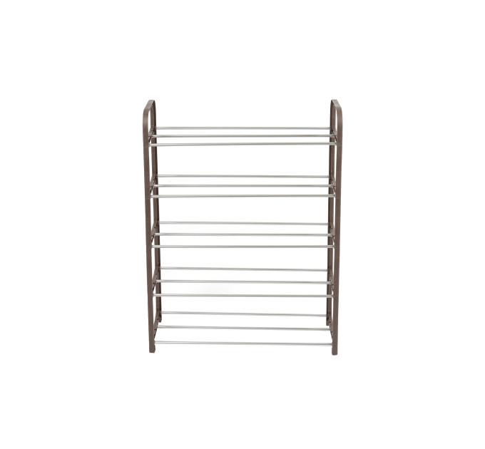 Полиця для взуття 5-ти рівнева Eco Fabric 50*19*68см, коричневий (EF-4852-5-кор) - фото № 4