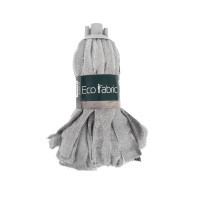 Насадка для швабри Eco Fabric МОП СПІДНИЧКА зі смужок мікрофібри 160г, сірий (EF-0160-MS)