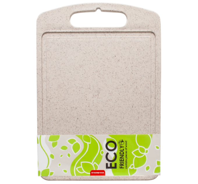 Дошка для нарізання Алеана ECO WOOD 30*20см, біла роза (W168028-біл.роза) - фото № 1