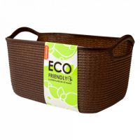 Корзина Алеана ECO WOOD Джут M 6.5л, коричневый (W127039-кор)