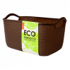 Корзина Алеана ECO WOOD Джут M 6.5л, коричневий (W127039-кор)