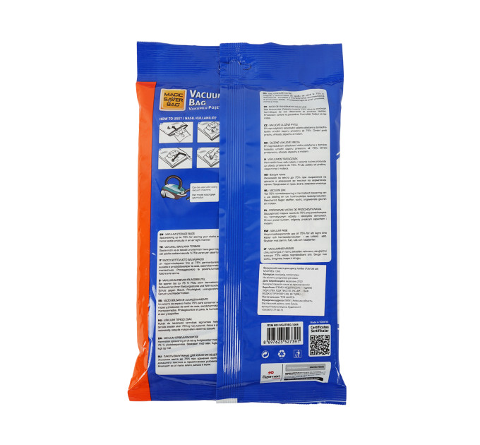 Вакуумний пакет для одягу MAGIC SAVER BAG Jumbo 73*130 см (MSATREG-1366) - фото № 6