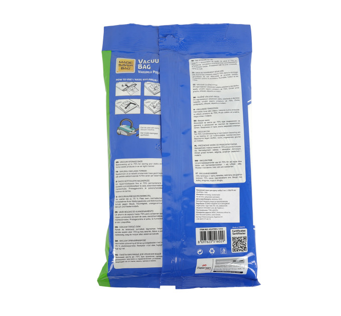 Вакуумний пакет для одягу MAGIC SAVER BAG L 50*70см набір 2 шт (MSATREG-1368) - фото № 6