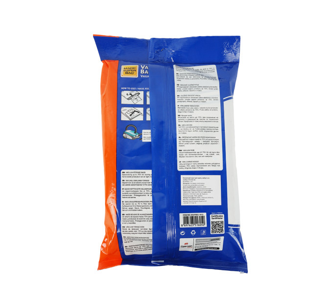 Вакуумний пакет для одягу MAGIC SAVER BAG Jumbo Pack 73*130см набір 2 шт (MSATREG-1371) - фото № 6
