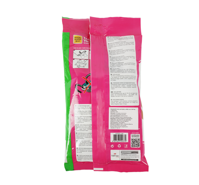 Вакуумний пакет для одягу MAGIC SAVER BAG Roll Up L 50*70 см набір 2шт (MSATROL-1063) - фото № 9