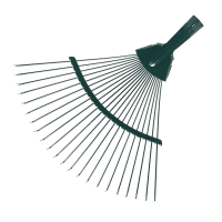 Граблі віялові без держака Eco Fabric, темно-зелений (GS-22)