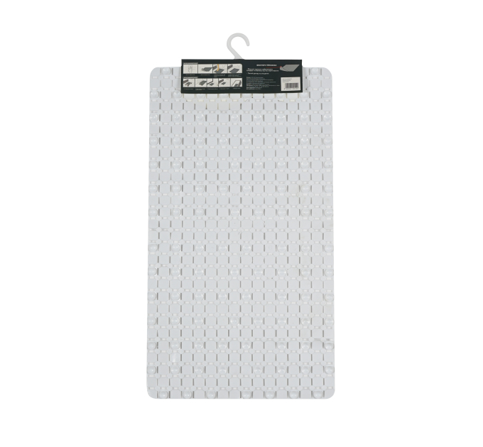 Килимок у ванну кімнату Eco Fabric 69*38см МОЗАЇКА, білий (6938-002) - фото № 3