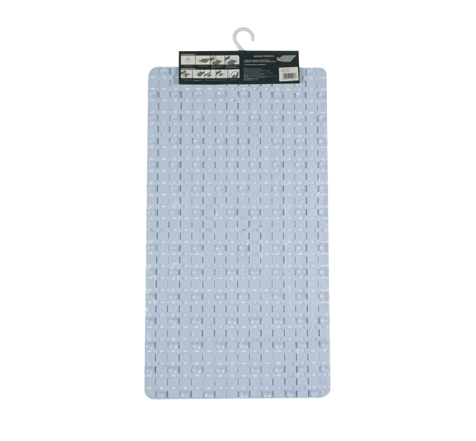 Килимок у ванну кімнату Eco Fabric 69*38см МОЗАЇКА, блакитний (6938-003) - фото № 5