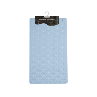 Килимок у ванну кімнату Eco Fabric 70*40см ПЕЛЮСТКИ, блакитний (7040-003)