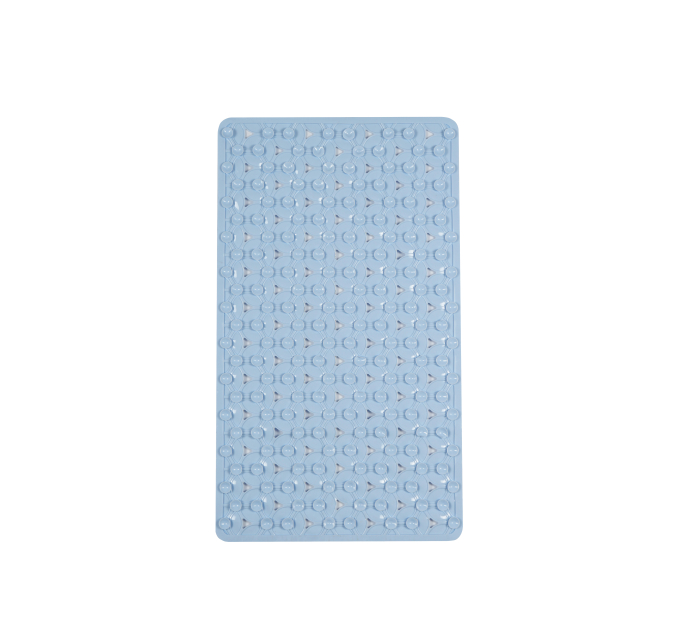 Килимок у ванну кімнату Eco Fabric 70*40см ПЕЛЮСТКИ, блакитний (7040-003) - фото № 3