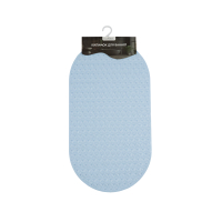Килимок у ванну кімнату Eco Fabric 69*37см РОМБИ, блакитний (6937-003)