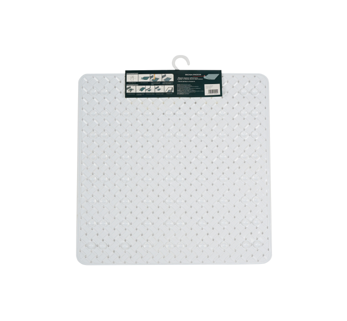 Килимок у ванну кімнату Eco Fabric для душу 50*50см ЛОЗА, білий (5050-002) - фото № 6