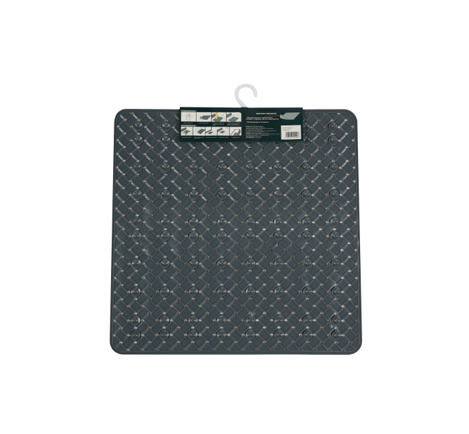 Килимок у ванну кімнату Eco Fabric для душу 50*50см ЛОЗА, сірий (5050-001) - фото № 6