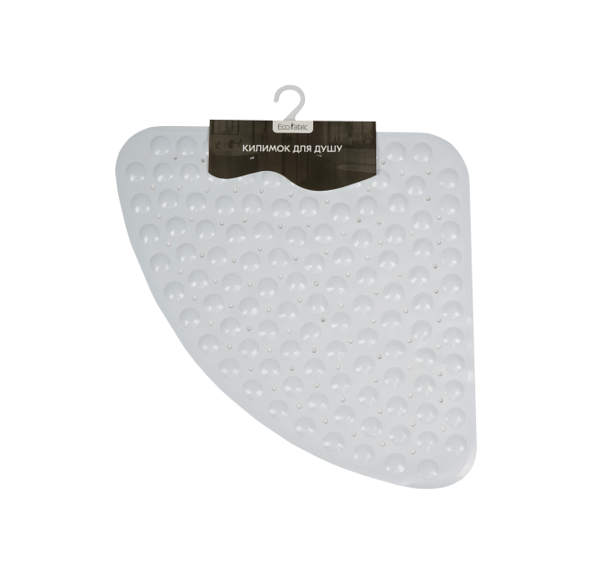 Килимок у ванну кімнату Eco Fabric для душу 72*51см СФЕРА, білий (7251-002) - фото № 1