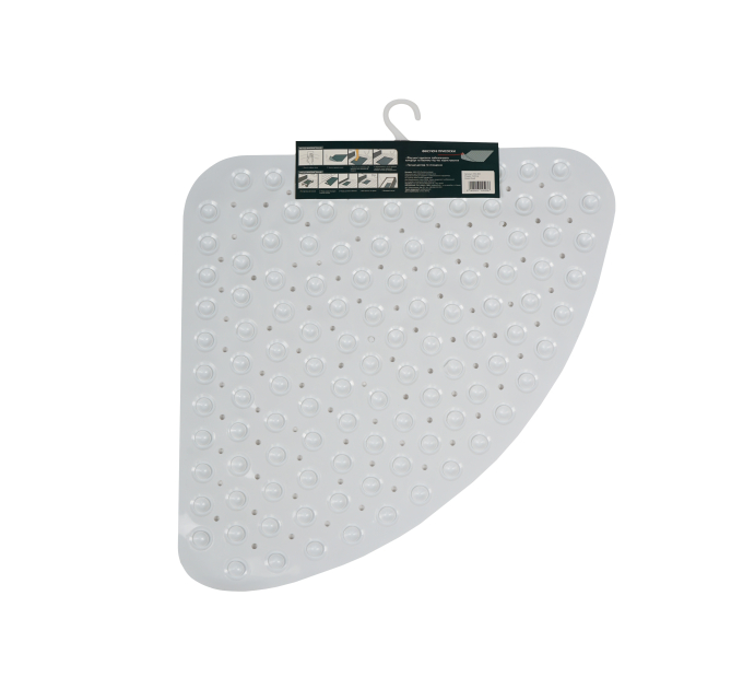 Килимок у ванну кімнату Eco Fabric для душу 72*51см СФЕРА, білий (7251-002) - фото № 5