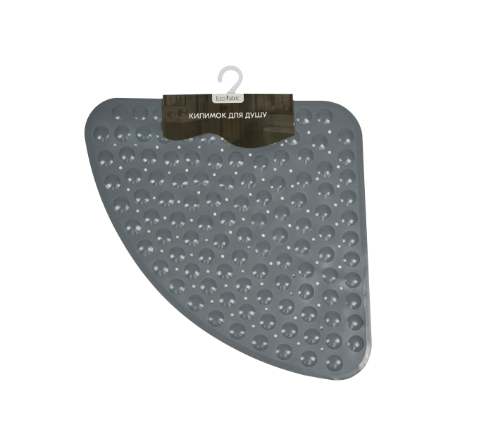 Килимок у ванну кімнату Eco Fabric для душу 72*51см СФЕРА, сірий (7251-001) - фото № 1