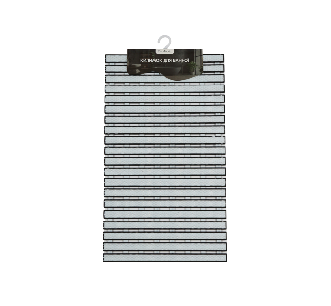 Килимок у ванну кімнату Eco Fabric 69*40см СМУЖКА, білий (6940-003) - фото № 1