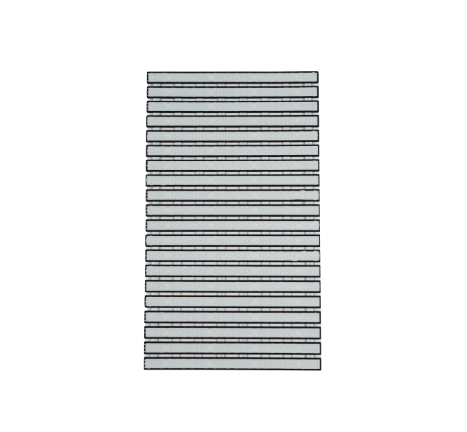 Килимок у ванну кімнату Eco Fabric 69*40см СМУЖКА, білий (6940-003) - фото № 7