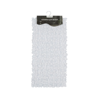 Килимок у ванну кімнату Eco Fabric 68*34см ГАЛЬКА, прозоро-білий (6834-001)