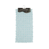 Килимок у ванну кімнату Eco Fabric 68*34см ГАЛЬКА, прозоро-блакитний (6834-003)