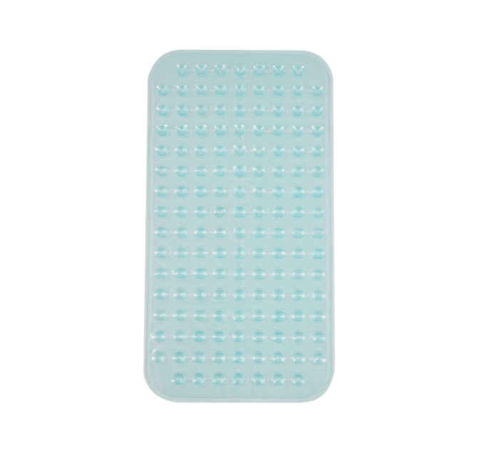 Килимок у ванну кімнату Eco Fabric масажниу 70*37см СФЕРИ, прозоро-блакитний (7037-003) - фото № 2