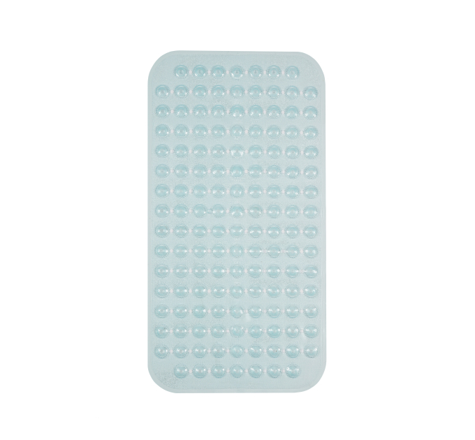 Килимок у ванну кімнату Eco Fabric масажниу 70*37см СФЕРИ, прозоро-блакитний (7037-003) - фото № 3
