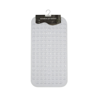 Килимок у ванну кімнату Eco Fabric масажниу 70*37см СФЕРИ, прозоро-білий (7037-001)