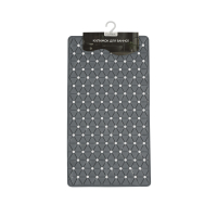 Коврик в ванну Eco Fabric 68*37 см ТРЕУГОЛЬНИКИ, серый (6837-012)
