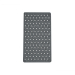 Килимок у ванну Eco Fabric 68*37 см ТРИКУТНИКИ, сірий (6837-012) - фото № 3