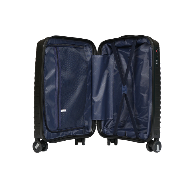 Валіза EuroHome EH100 на колесах 39л, чорна (EH100-20-BL) - фото № 9