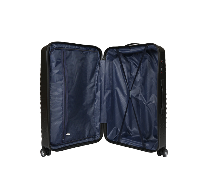 Валіза EuroHome EH100 на колесах 65л, чорна (EH100-24-BL) - фото № 8