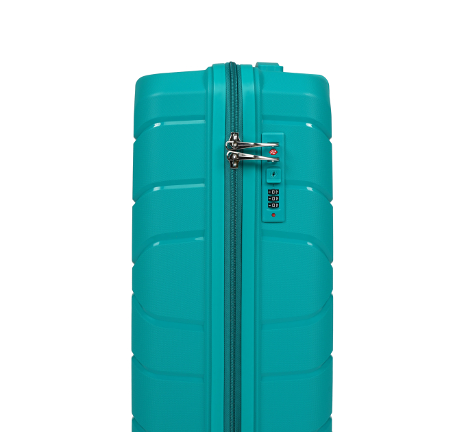 Валіза EuroHome EH150 на колесах 39л, бірюзова (EH150-20-LG) - фото № 10
