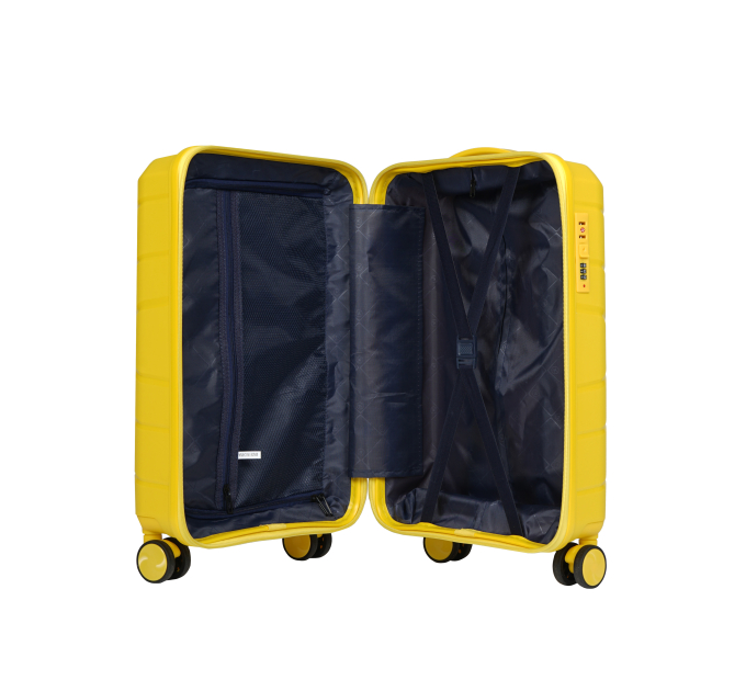 Валіза EuroHome EH150 на колесах 39л, жовта (EH150-20-YL) - фото № 5