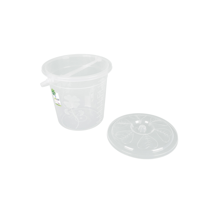 Відро господарське Asude Plastik 10л, прозорий (ASD103) - фото № 2