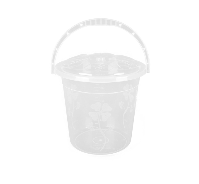 Відро господарське Asude Plastik 10л, прозорий (ASD103) - фото № 4