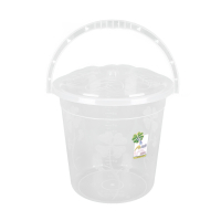Відро господарське Asude Plastik 15л, прозорий (ASD104)