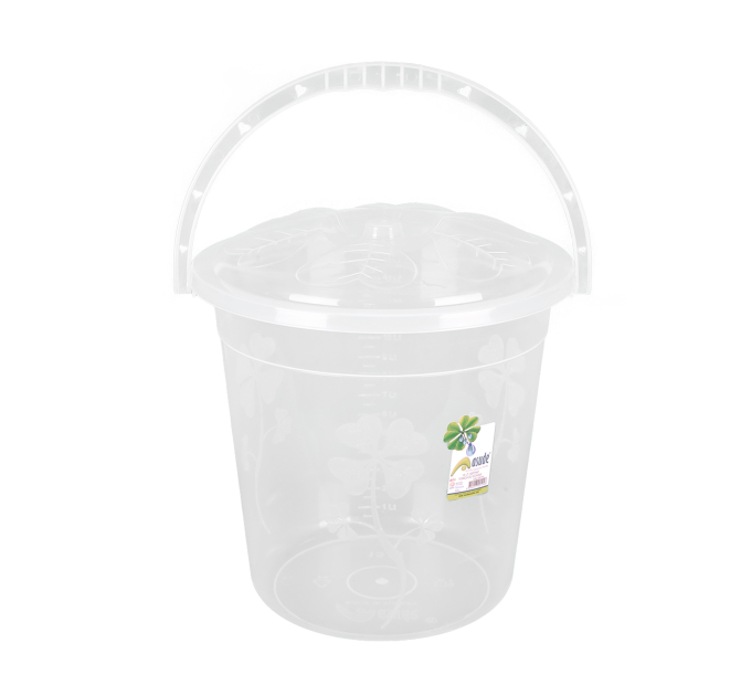 Відро господарське Asude Plastik 15л, прозорий (ASD104) - фото № 1