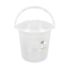 Відро господарське Asude Plastik 15л, прозорий (ASD104)