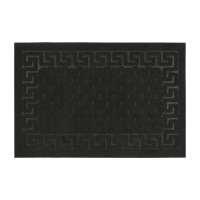 Килимок придверний Eco Fabric 40*60 см ЛУСКА без кромки, чорний (4060-001)