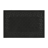 Килимок придверний Eco Fabric 40*60 см ЛУСКА без кромки, чорний (4060-001)