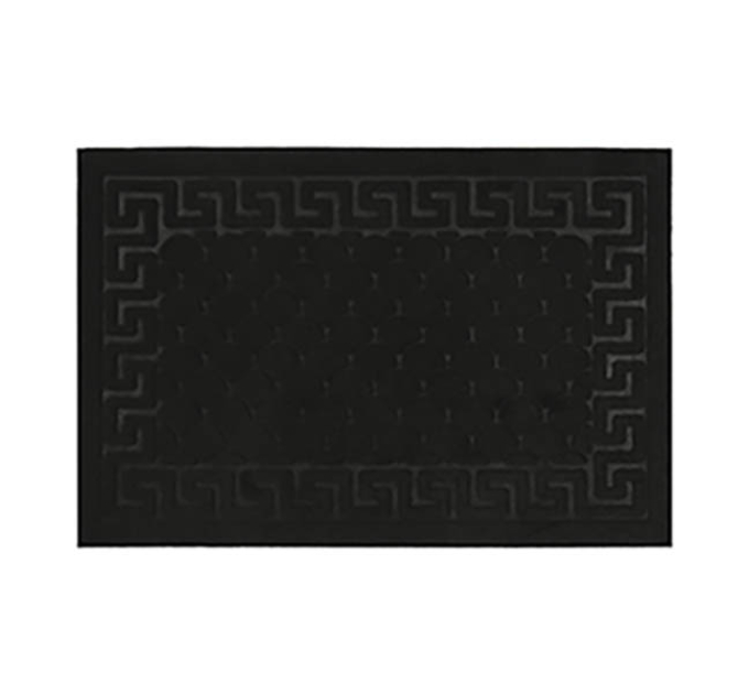 Килимок придверний Eco Fabric 40*60 см ЛУСКА без кромки, чорний (4060-001) - фото № 9