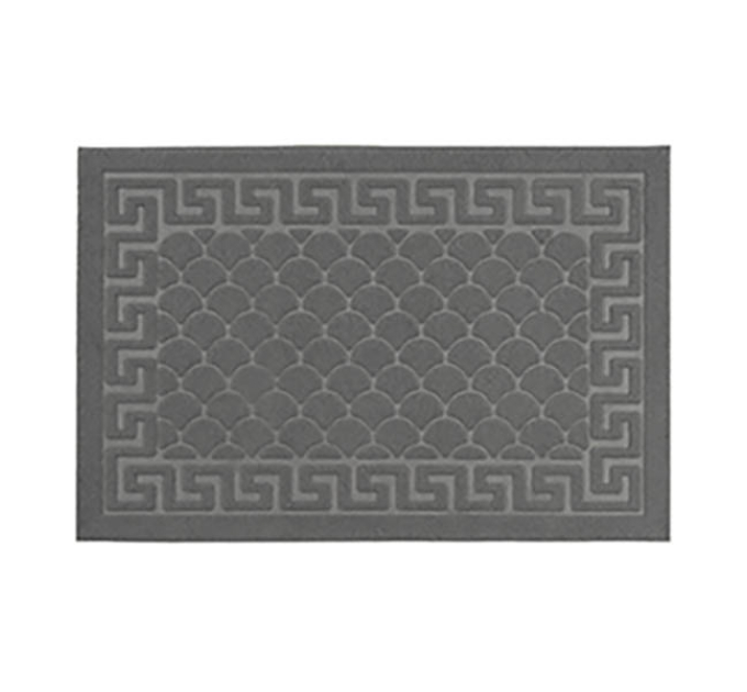 Килимок придверний Eco Fabric 40*60 см ЛУСКА без кромки, сірий (4060-002) - фото № 8