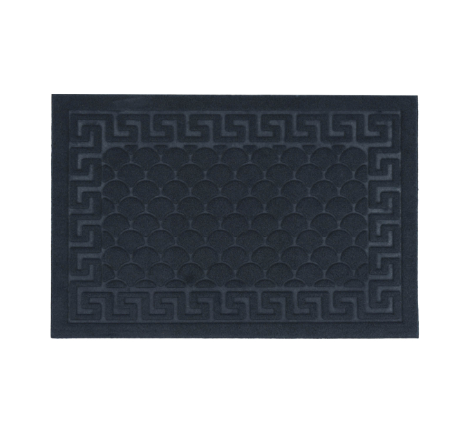 Килимок придверний Eco Fabric 40*60 см ЛУСКА без кромки, синій (4060-004) - фото № 1